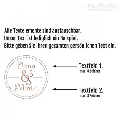 Personalisierter Fondantstempel Mini Namen