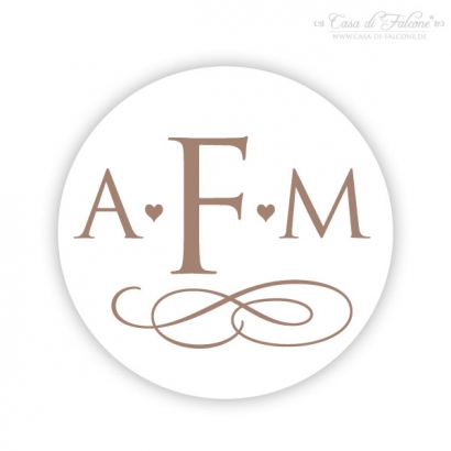 Personalisierter Fondantstempel Mini Initialen II