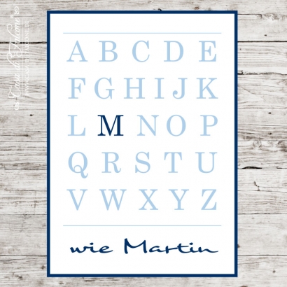Poster ABC Serif