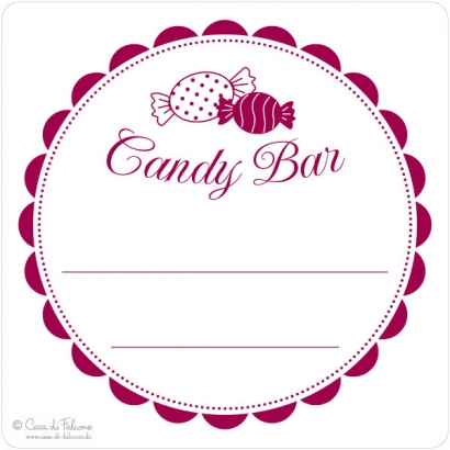 Motivstempel Candy Bar