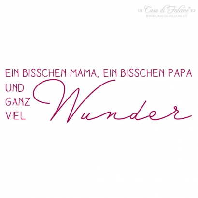 Motivstempel - Wunder