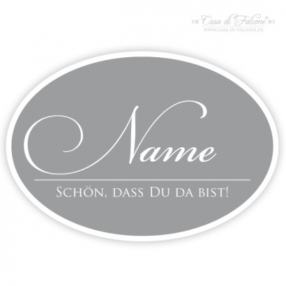 Elegance - Aufkleber Platzkarte