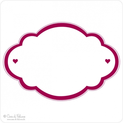 Motivstempel Rahmen Herzchen II