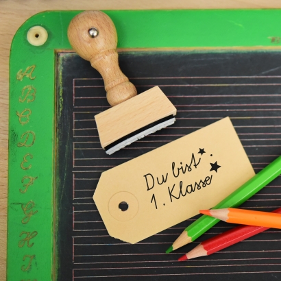 Stempel Du bist 1. Klasse