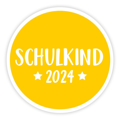 Aufkleber Schulkind 2022