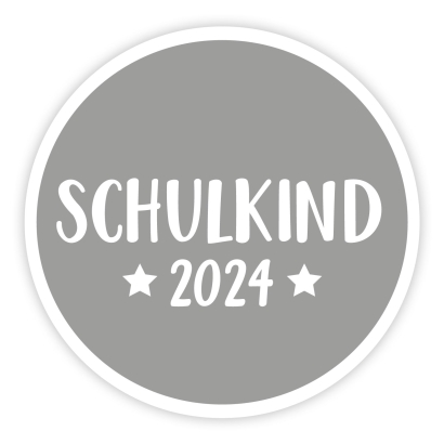 Aufkleber Schulkind 2024
