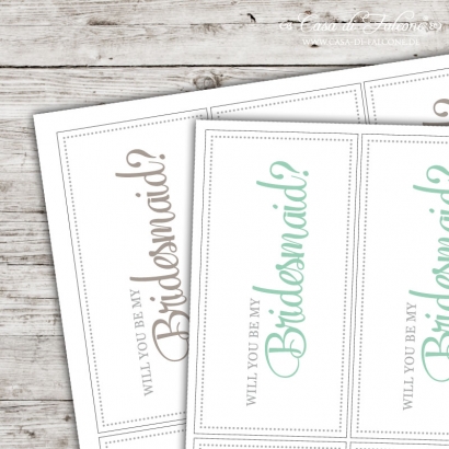 Motivaufkleber Bridesmaid Klassik III