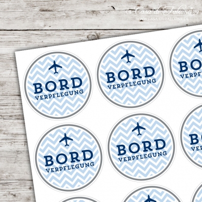 Motivaufkleber Bordverpflegung