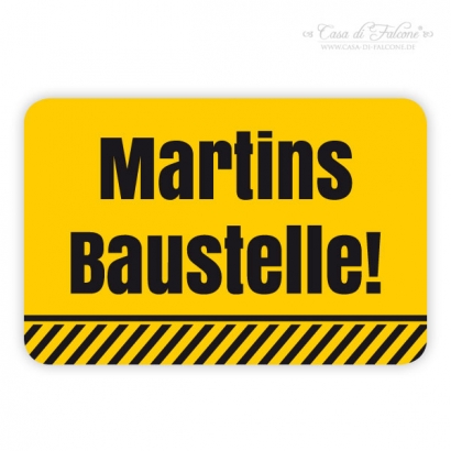 Aufkleber Baustelle