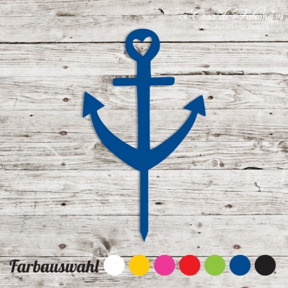 Cupcake topper Anker