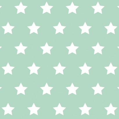 Geschenkpapier Sterne mint