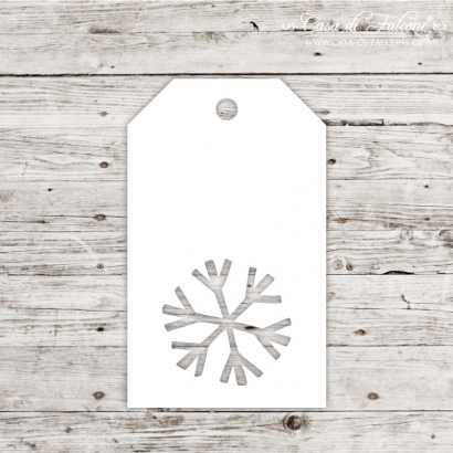 Papieranhnger Schneeflocke