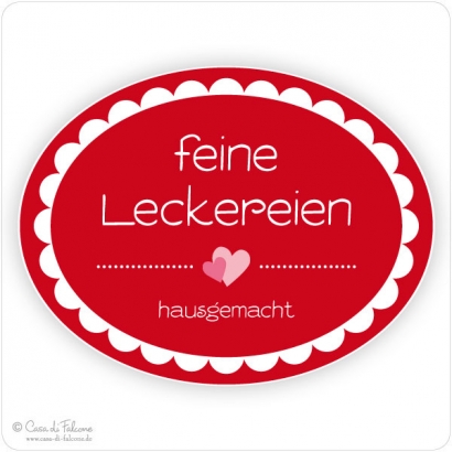 Aufkleber Leckereien