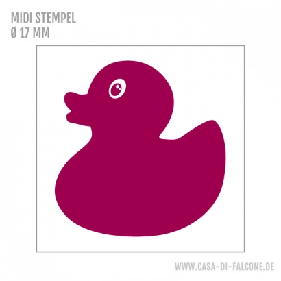 MIDI Motivstempel Ente