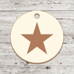 Holzanhnger - star