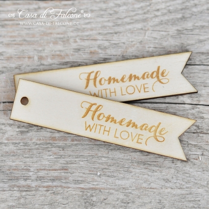 Holzanhnger Fhnchen - Homemade with Love