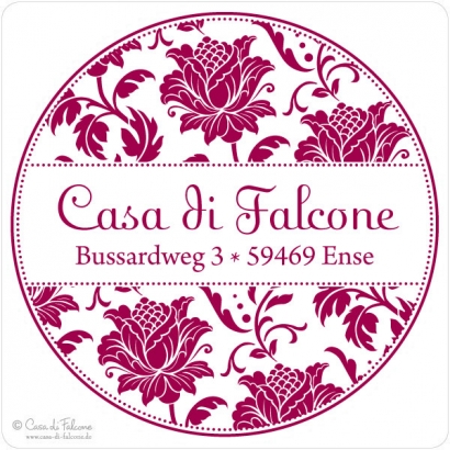 Adressstempel Flora I
