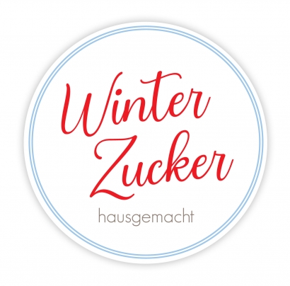Aufkleber Winterzucker hausgemacht