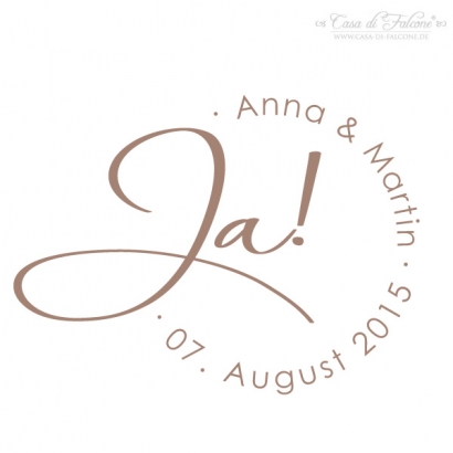 Personalisierter Fondantstempel - simple