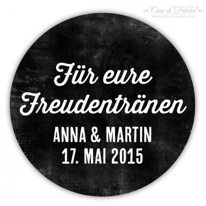chalkboard - Aufkleber Freudentrnen