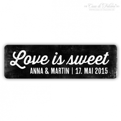 chalkboard - Aufkleber fr Hochzeitsmarmelade