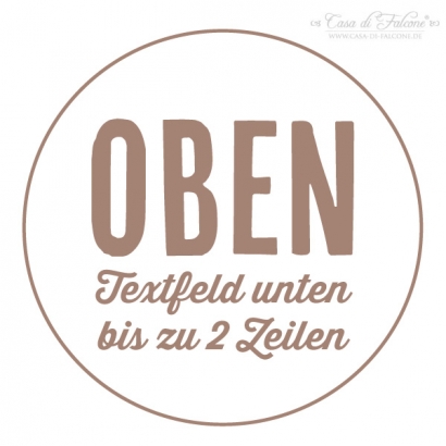 Personalisierter Fondantstempel chalkboard