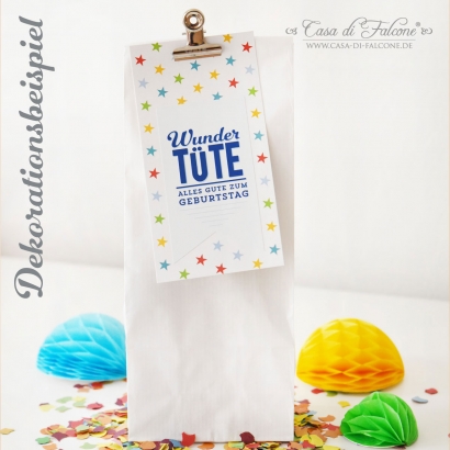 Aufkleber-Set Wundertte Geburtstag