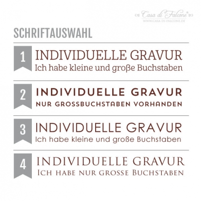 Holzanhnger Fhnchen - mit individueller Gravur 25er Set