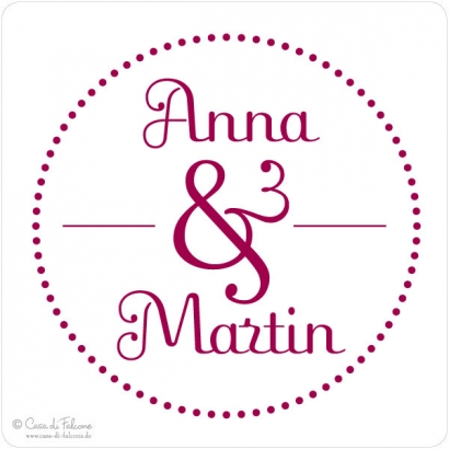 Hochzeitsstempel Namen