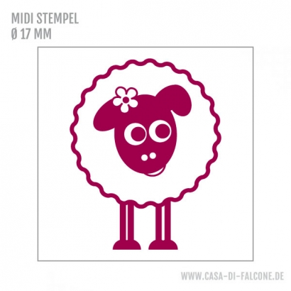 MIDI Motivstempel Schaf