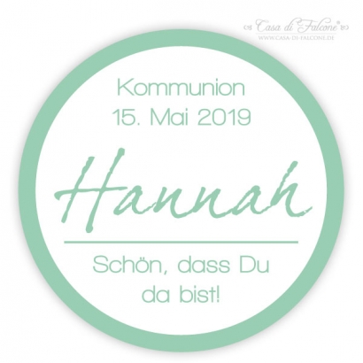 Simple III - Aufkleber fr Kommunion/Konfirmation