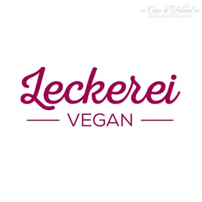 Textstempel - Leckerei vegan