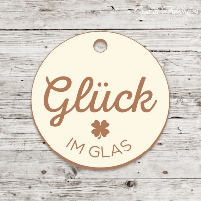 Holzanhnger - Glck im Glas