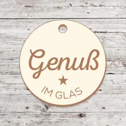 Holzanhnger - Genu im Glas