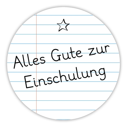 Einschulung Aufkleber Glckwnsche