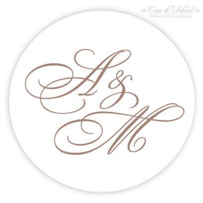 Fondant Stempel Mini - Elegance Initialien