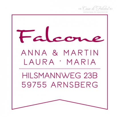 Familienstempel Fhnchen 2