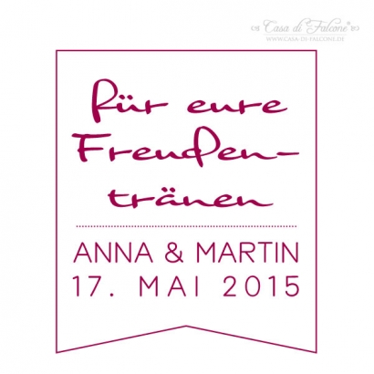 Fhnchen - Stempel fr eure Freudentrnen