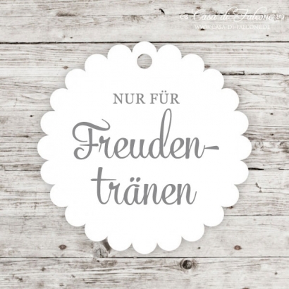 Geschenkanhnger Klassik - Freudentrnen