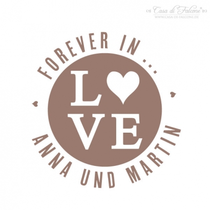 Personalisierter Keksstempel Love