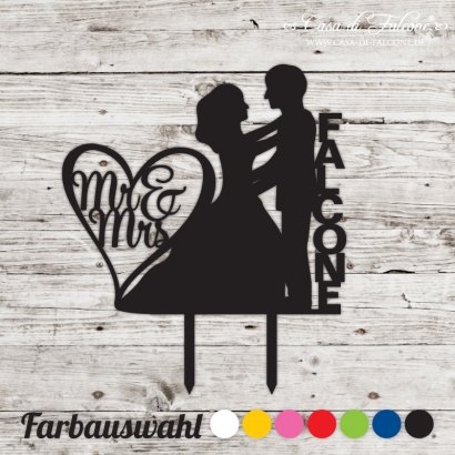 Individueller Cake topper Brautpaar