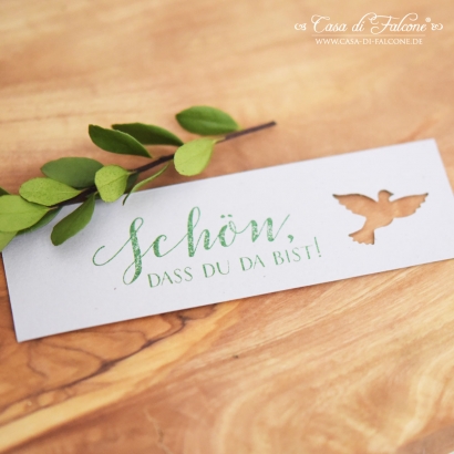 Stempel Schn, dass Du da bist! Kalligrafie