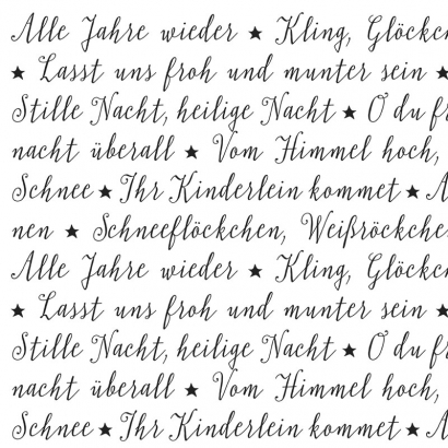 Geschenkpapier Weihnachtslieder