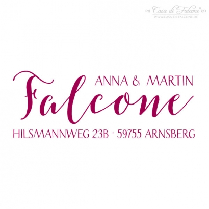 Familienstempel Kalligrafie II