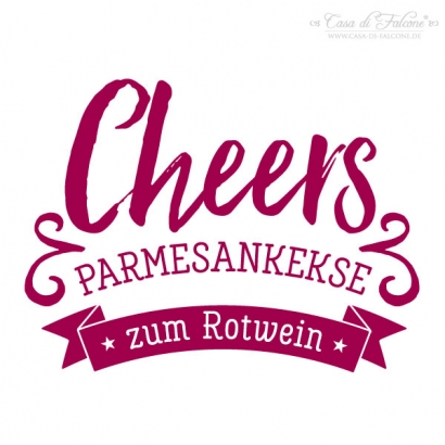 Stempel Kekse zum Rotwein