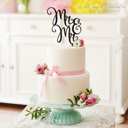 Cake topper Hochzeit Mr & Mr (Mann & Mann)