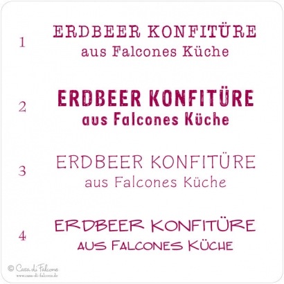 Aufkleber Konfitre