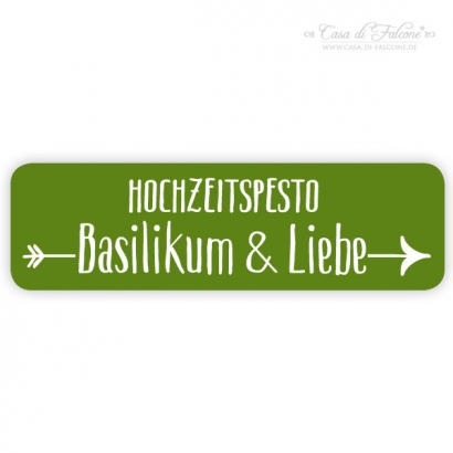 Hochzeit Etiketten fr Marmeladenglser, Pfeil