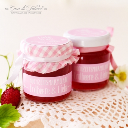 Hochzeit Etiketten fr Marmeladenglser, Pfeil