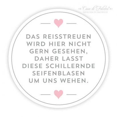 Personalisierte Hochzeitsaufkleber Wunschtext, modern